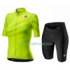 Fahrradbekleidung Radtrikot Kurzarm + Radhose Kurze 2020 Castelli Sublime Damen N003
